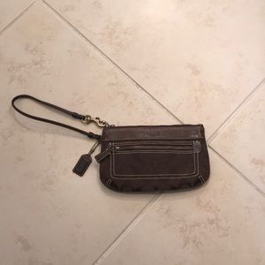 Coach Wristlet with Front Pocket